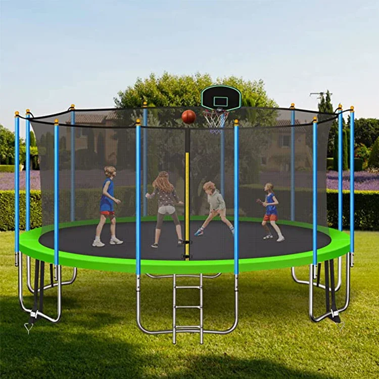 Kids Outdoor Trampoline - #For 14FT Round Springless Trampoline with