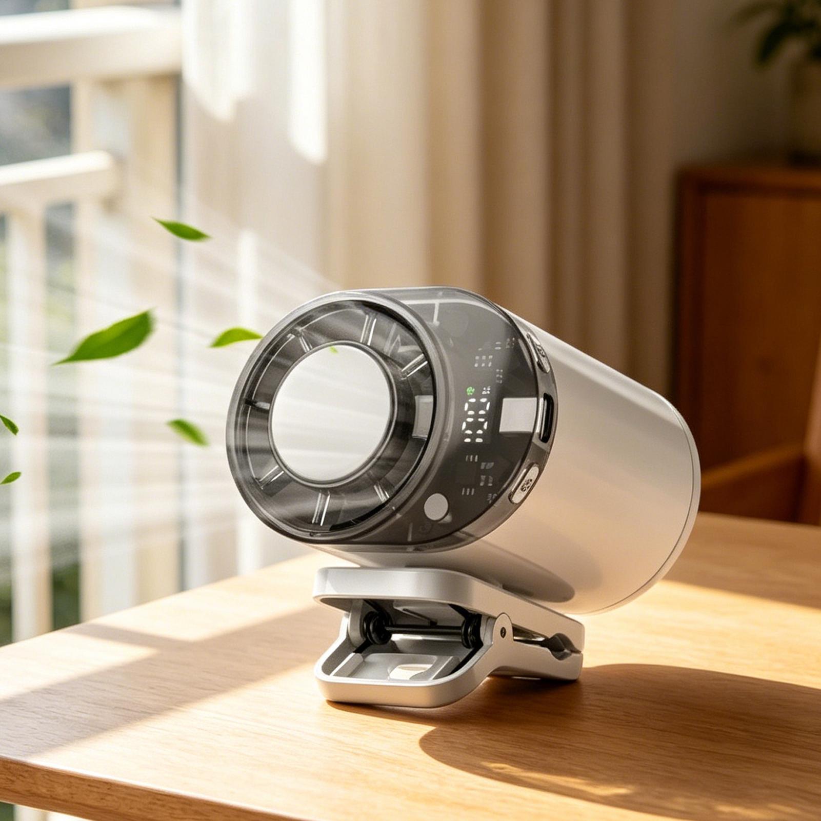 Kids Outdoor Bbq - Clip On Fan Rechargeable Rotatable 3000mAh
