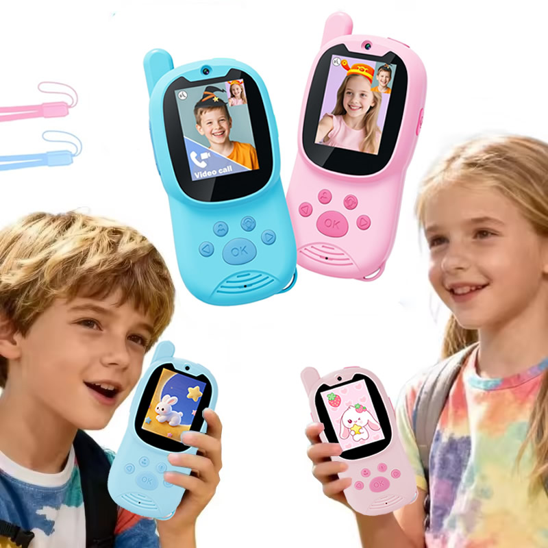 Kids Outdoor Voices - Walkie-Talkie 2-Pack Children's Video with Display