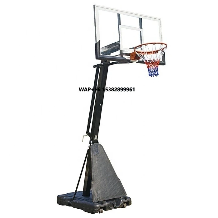 Basketball Hoop Outdoor - Mobile Basketball Stand Adjustable Height 8ft