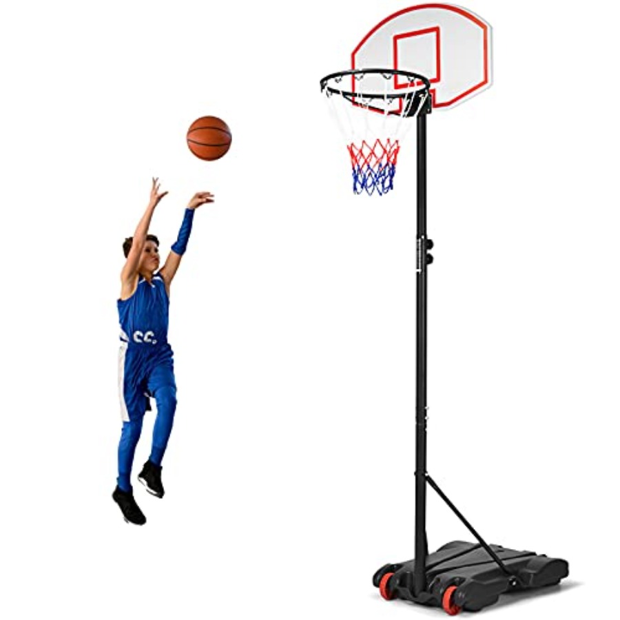 Basketball Hoop Outdoor - Basketball Hoop for Indoor/Outdoor Use, Polyethylene