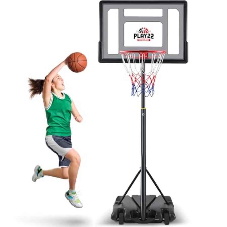 Basketball Hoop Outdoor - Outdoor kids basketball hoop with 33-inch