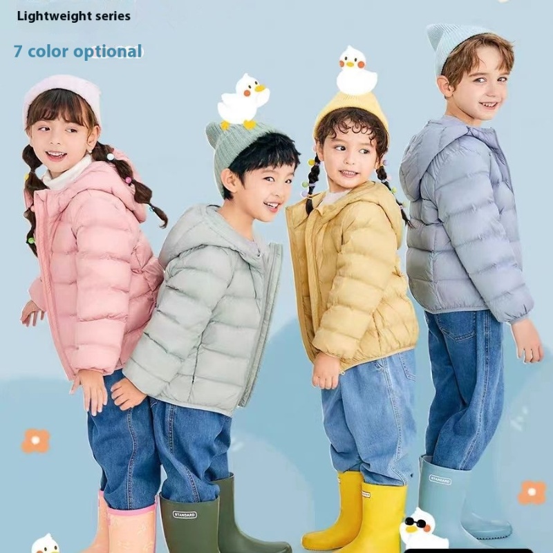 Kids Outdoor Jacket - Fall and Winter Children's Light Paragraph