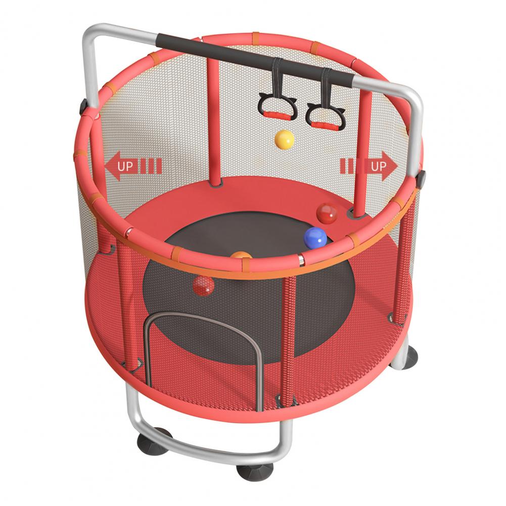 Kids Outdoor Trampoline - Kids Trampoline, Adjustable Baby Toddler Trampoline