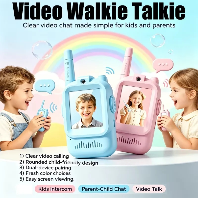 Kids Outdoor Wagon - NEW Kids Video Walkie Talkies 2