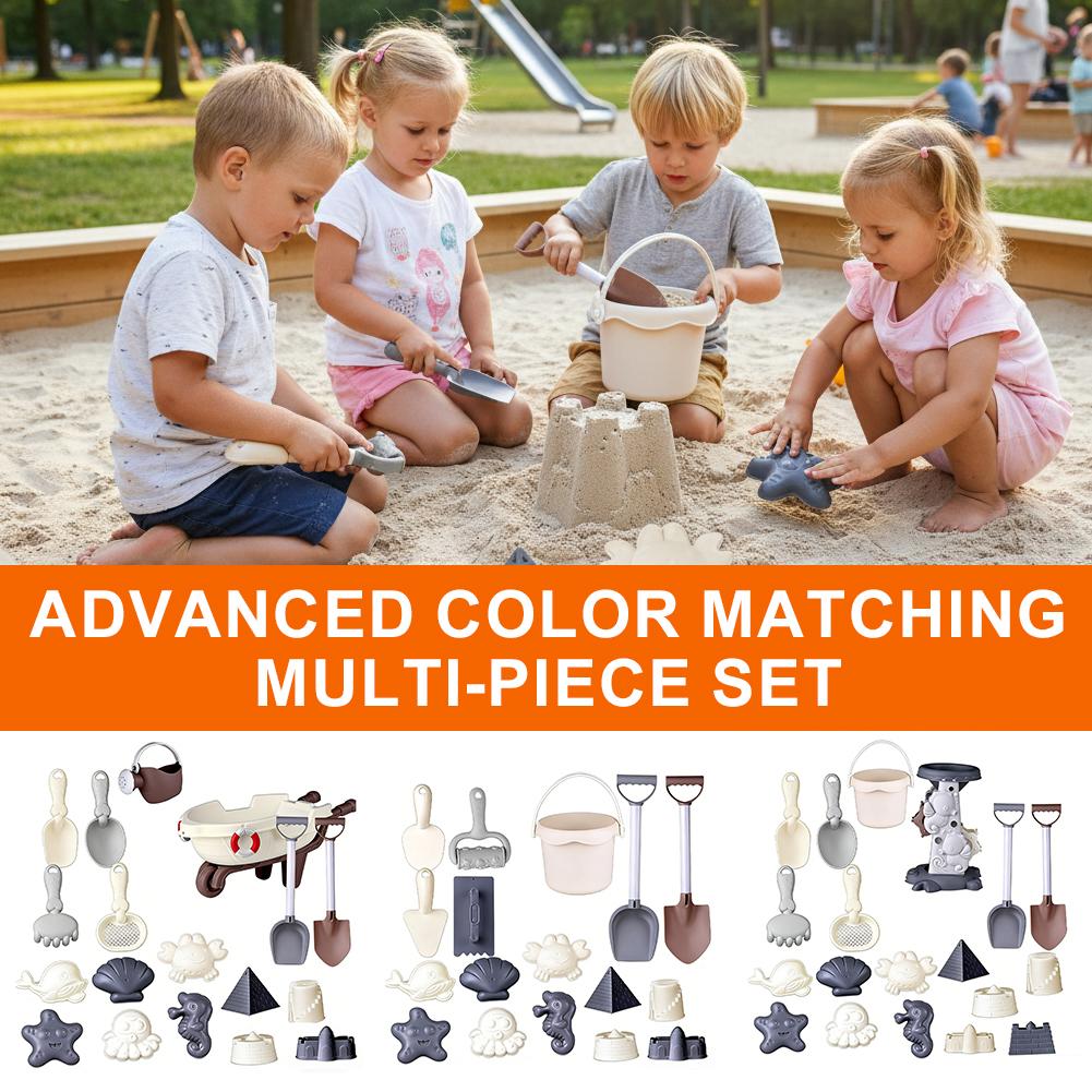 Kids Outdoor Nature Play - Morandi Color Kids Beach Toy Set