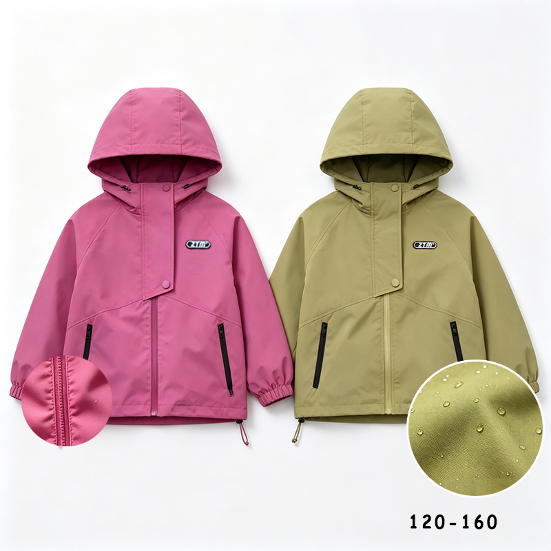 Kids Outdoor Climbing Structure - Unisex Hiking Jacket Waterproof Autumn Kid