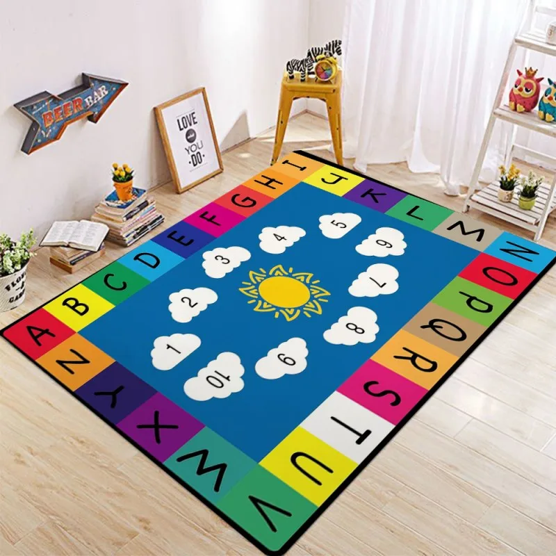 Kids Outdoor Seating - Classroom Rug for Kids Education Carpet