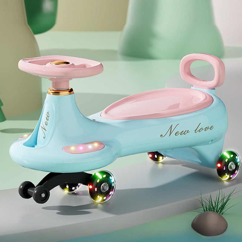 Kids Outdoor Water - Cute Kids Swing Wiggle Car Anti-Tip