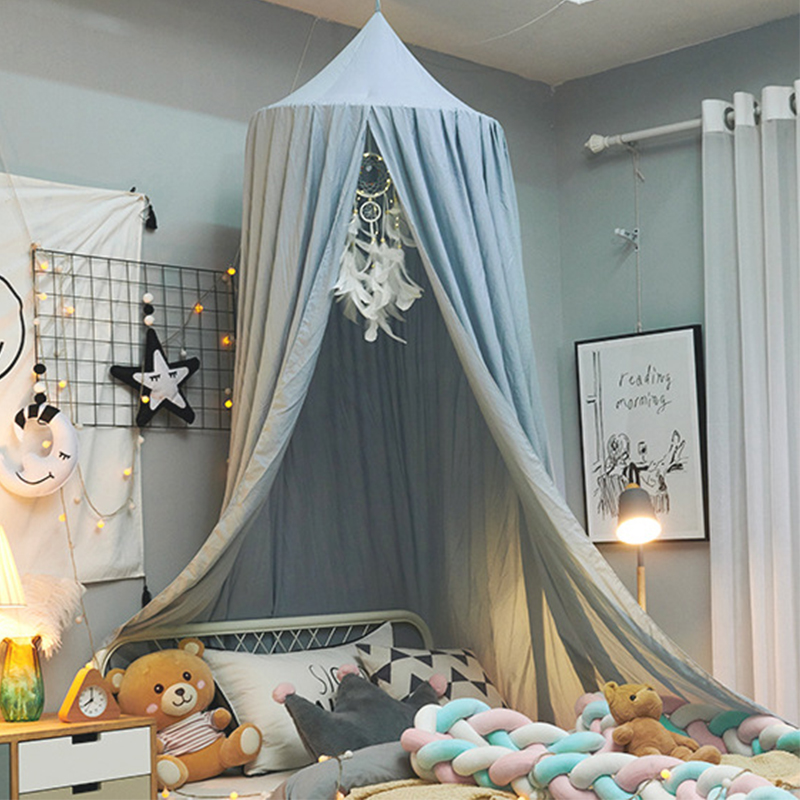 Kids Outdoor Daybed - Dome Bed Curtain Children's Windscreen Crib