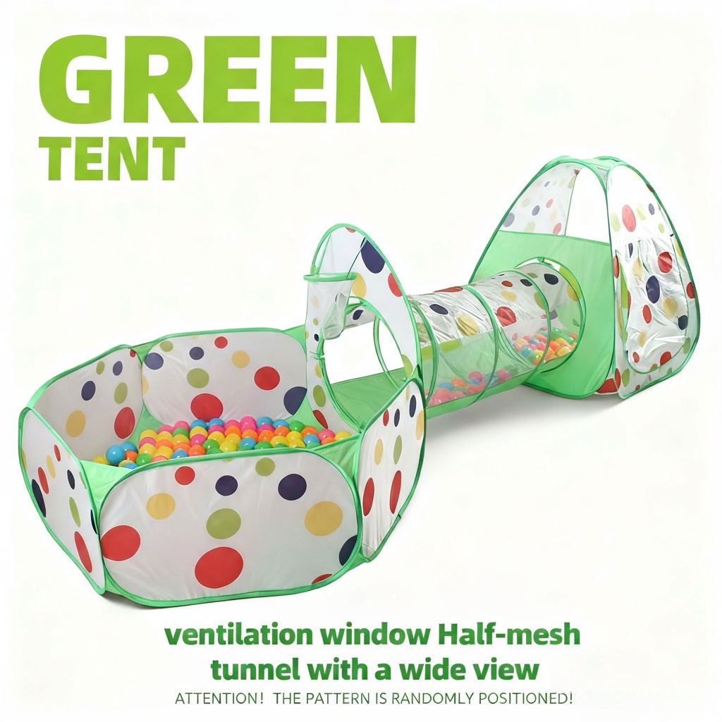 Kids Outdoor Daybed - Children's Play Tent, Toy Ball Pool