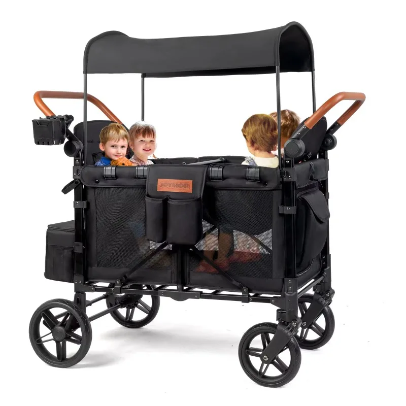 Kids Outdoor Wagon - Outdoor Wagon Stroller 4 Seat With