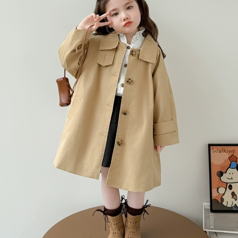 Kids Outdoor Jacket - Girls Coat Windbreak Jacket Cotton Outwear