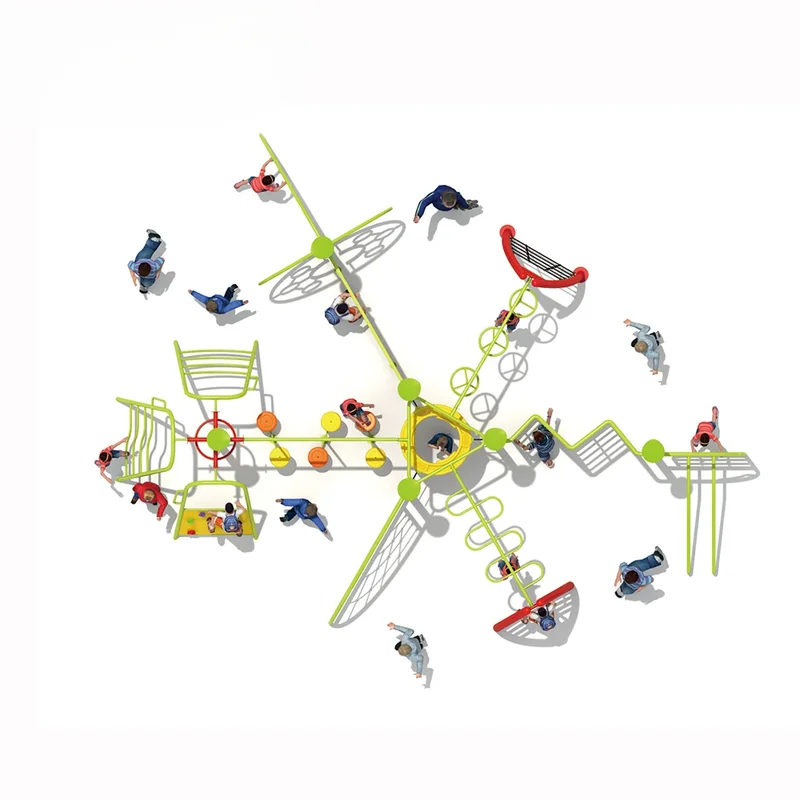 Kids Outdoor Climbing Structure - Kids challenging items Outdoor playground equipment