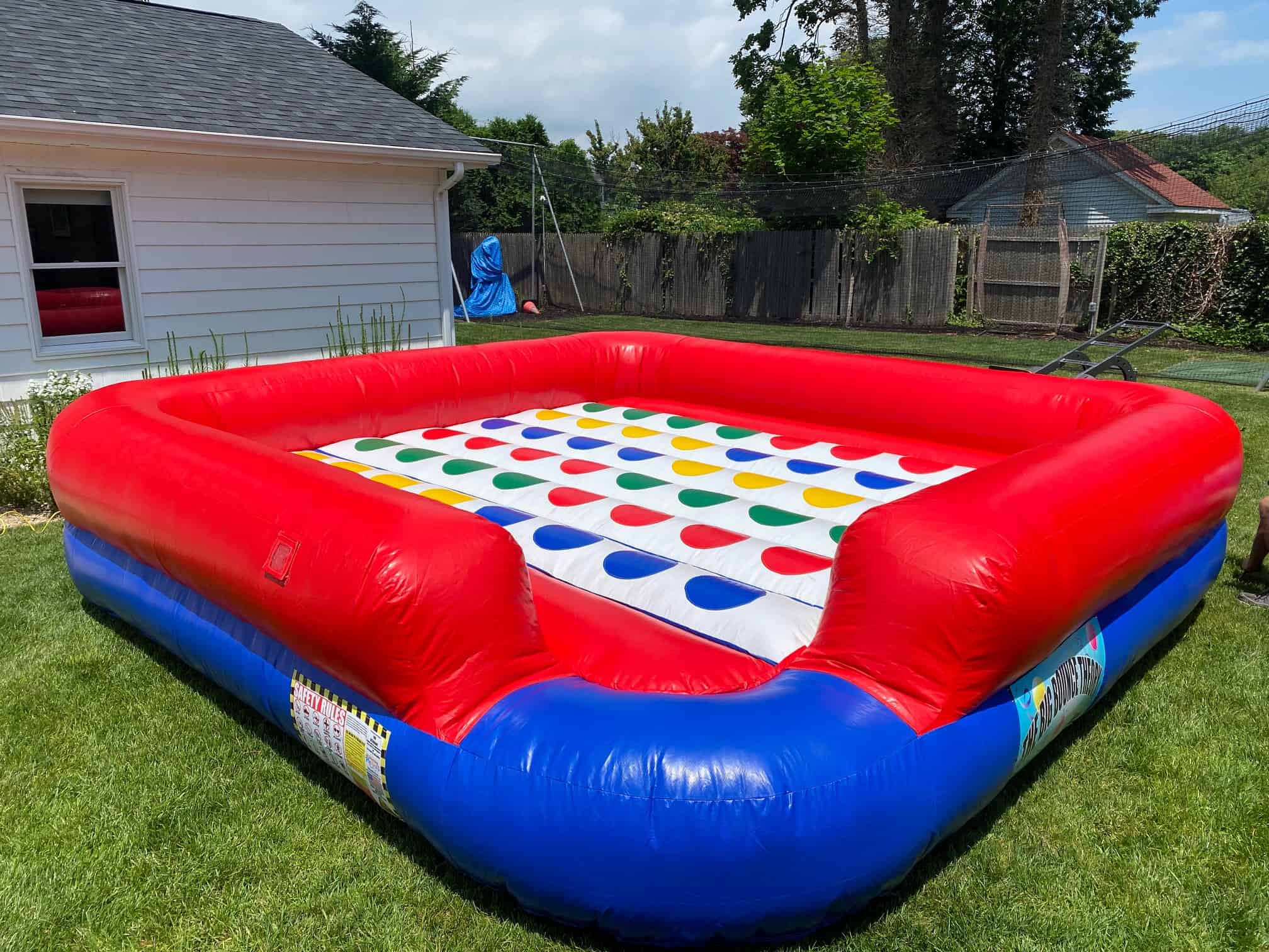 Kids Outdoor Daybed - Commerical Portable Inflatable Twister Game Mattress