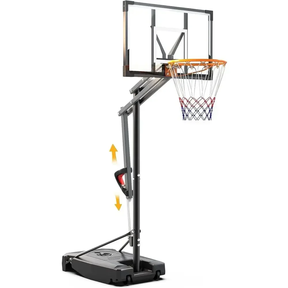 Basketball Hoop Outdoor - Portable Outdoor Basketball Hoop with Adjustable