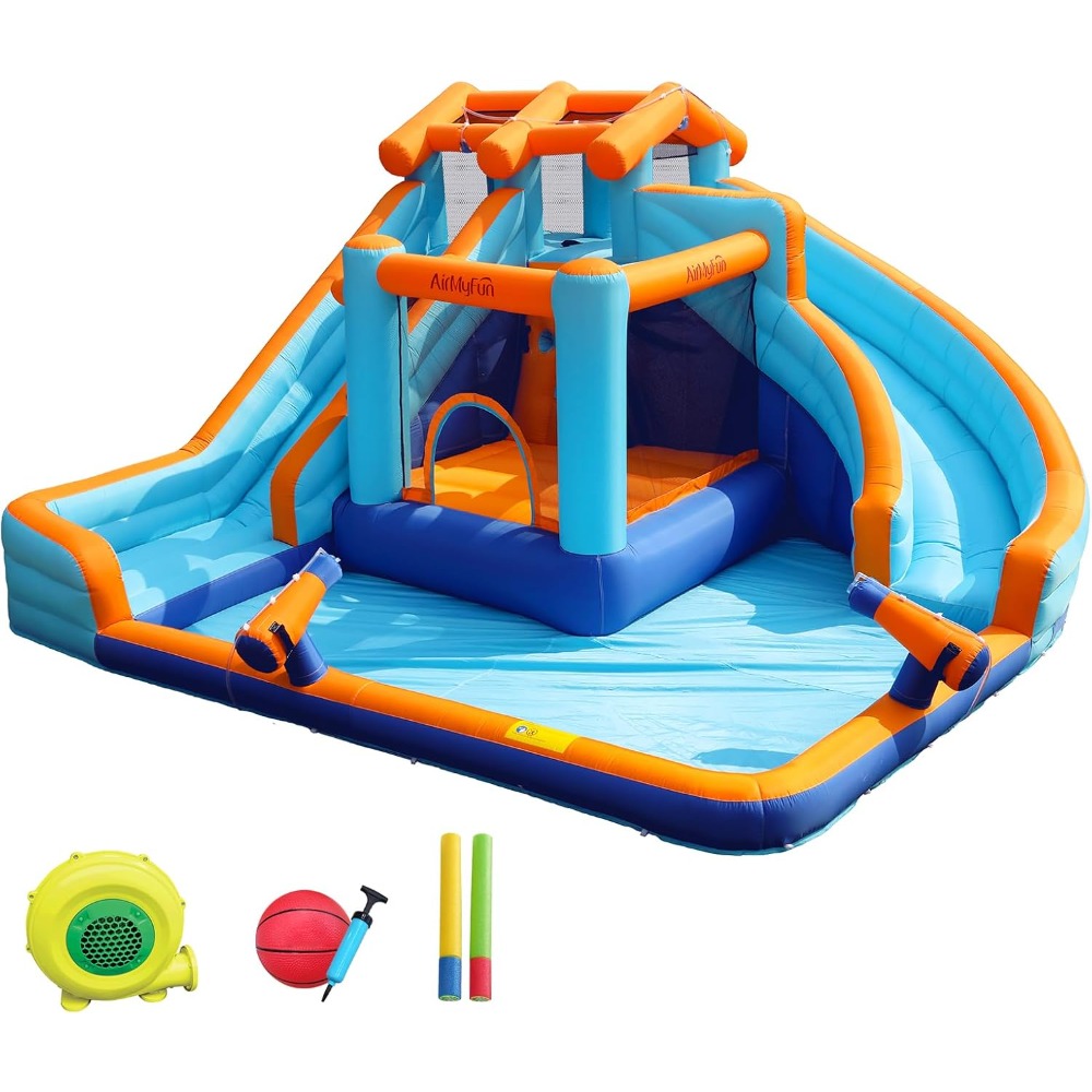 Kids Outdoor Water - Large Water Slide Bounce House with