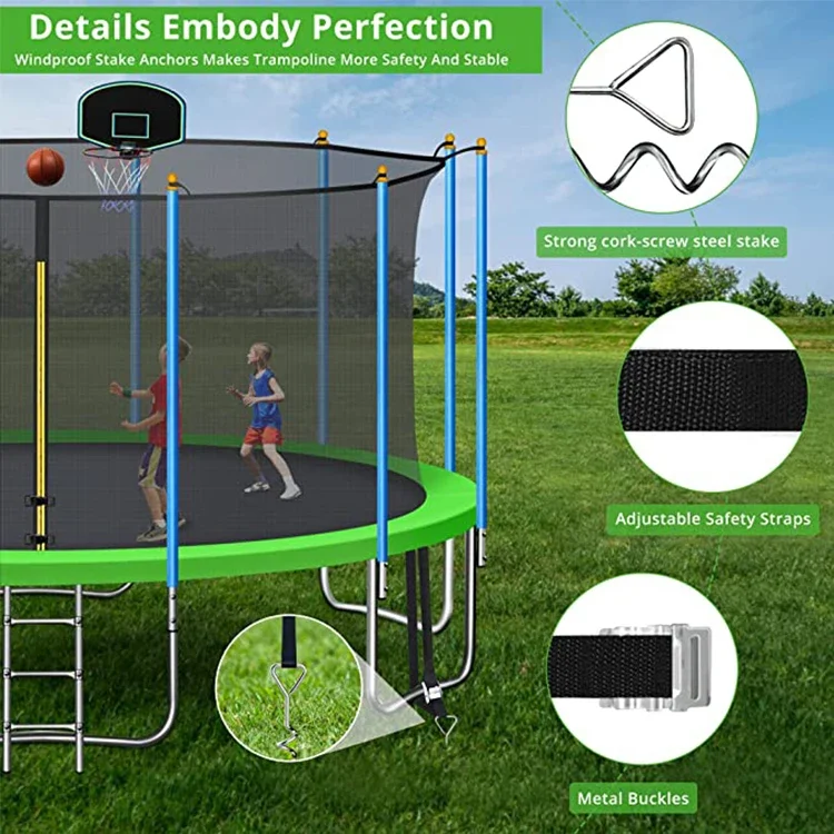 #For 14FT Round Springless Tra - đánh giá và giá Kids Outdoor Trampoline