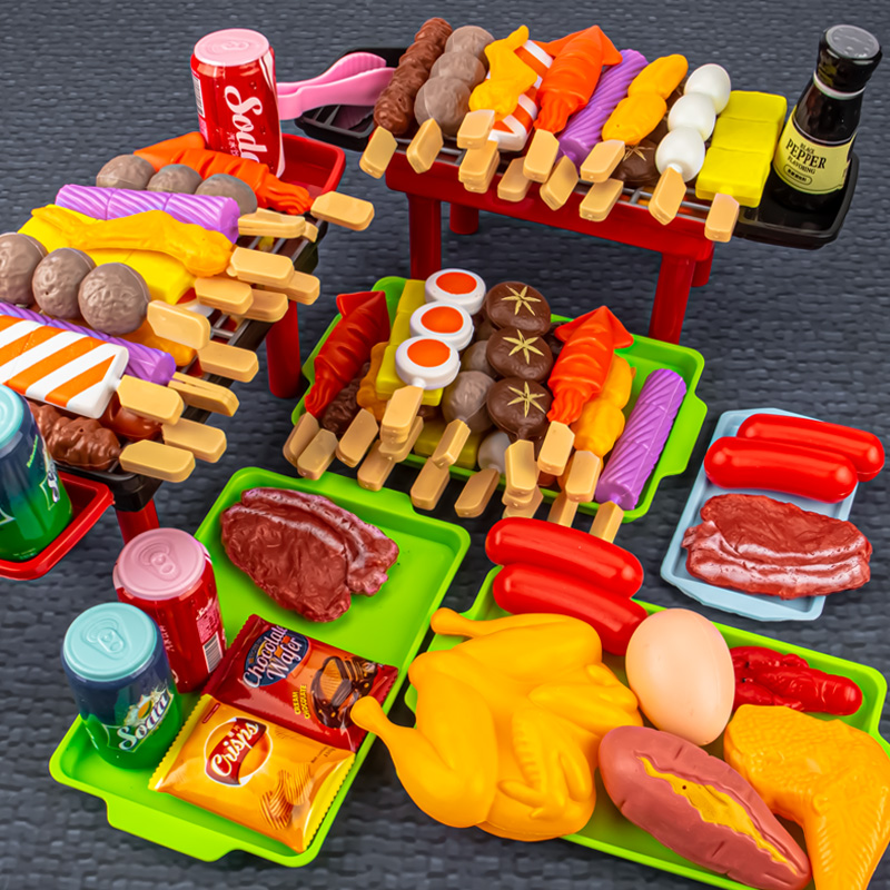 Mini Kitchen Pretend Play Toys - đánh giá và giá Kids Outdoor Bbq