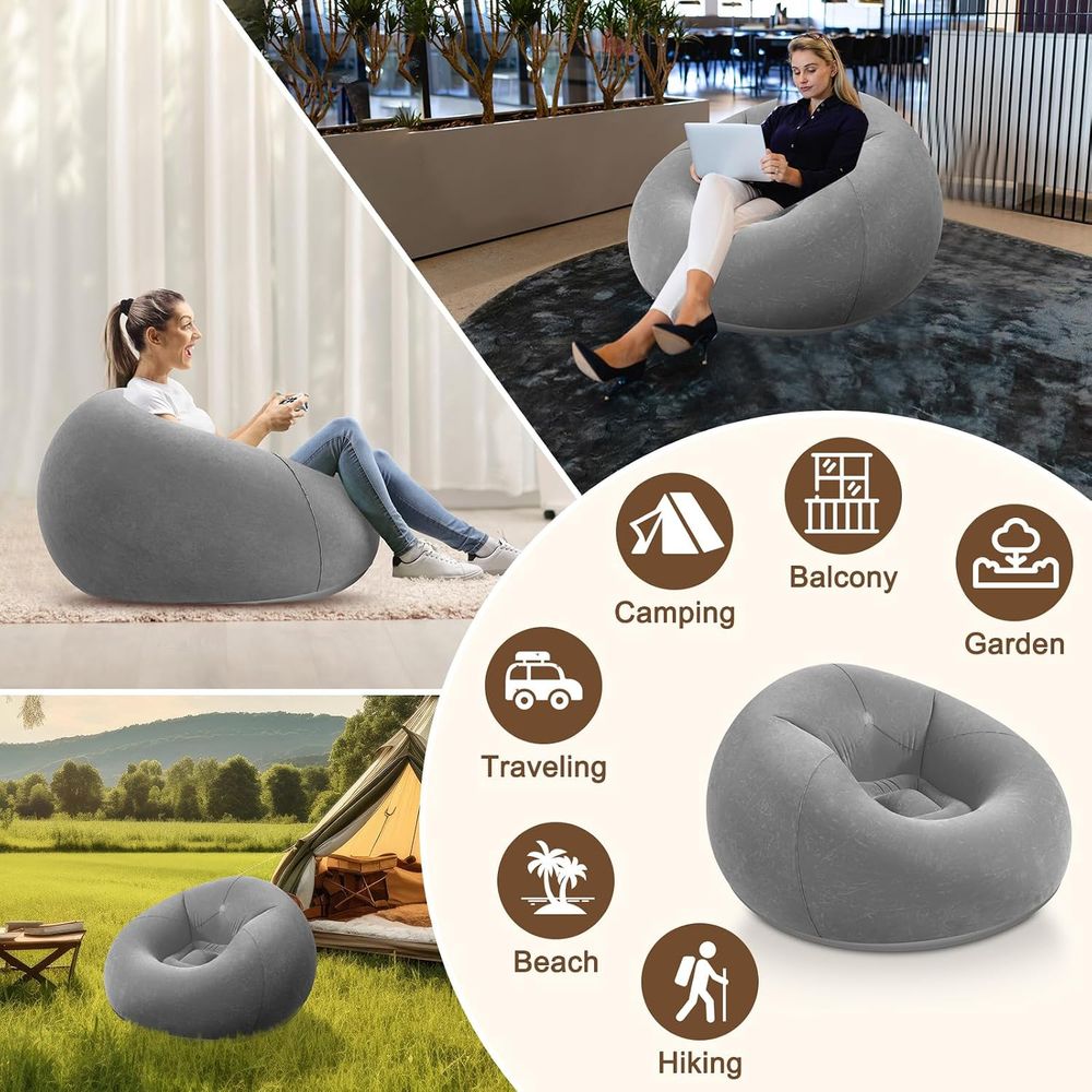 Inflatable Bean Bag Chairs, Gr - đánh giá và giá Kids Outdoor Seating