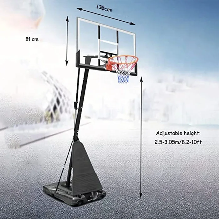 Mobile Basketball Stand Adjust - đánh giá và giá Basketball Hoop Outdoor