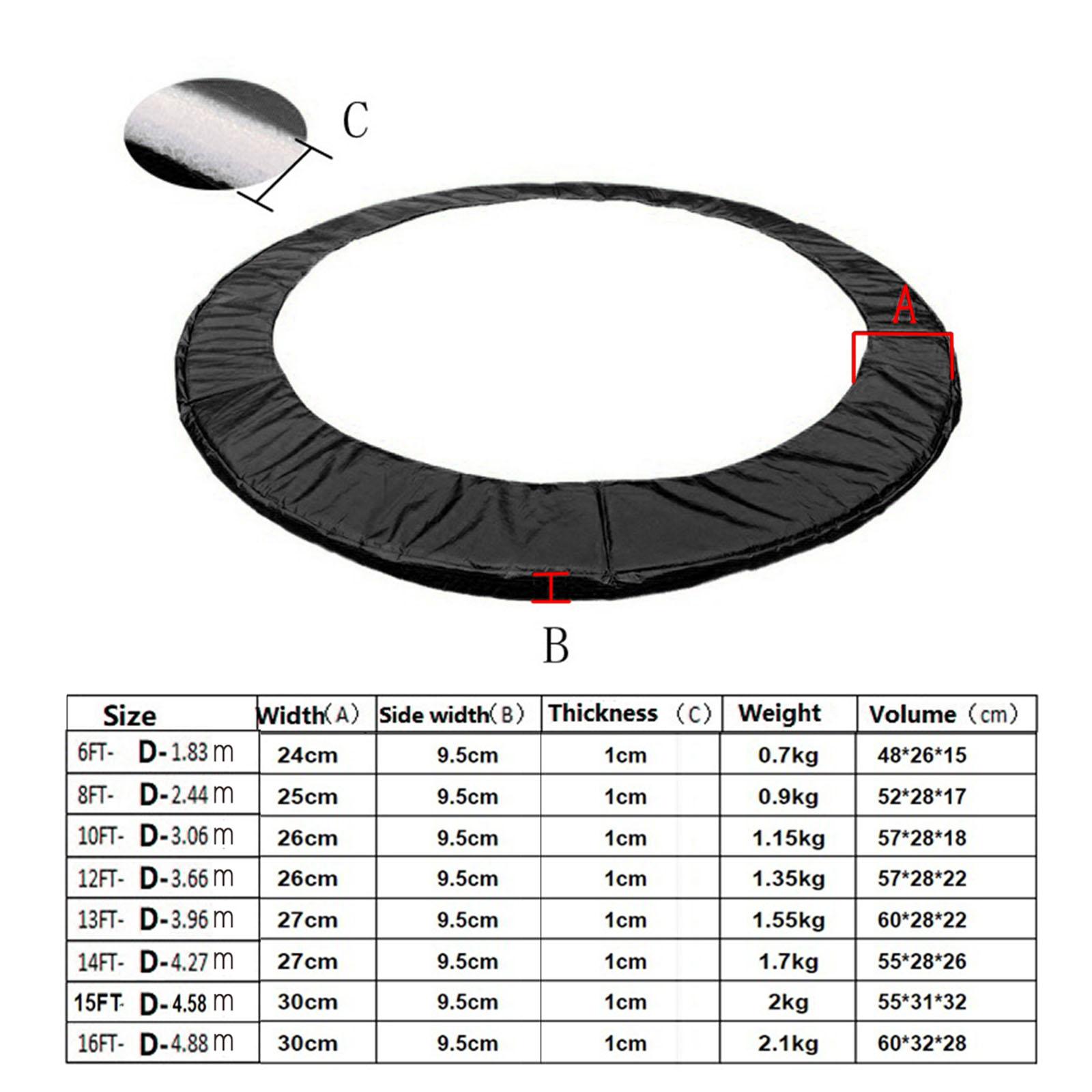 Safety Trampoline Protection M - đánh giá và giá Kids Outdoor Trampoline