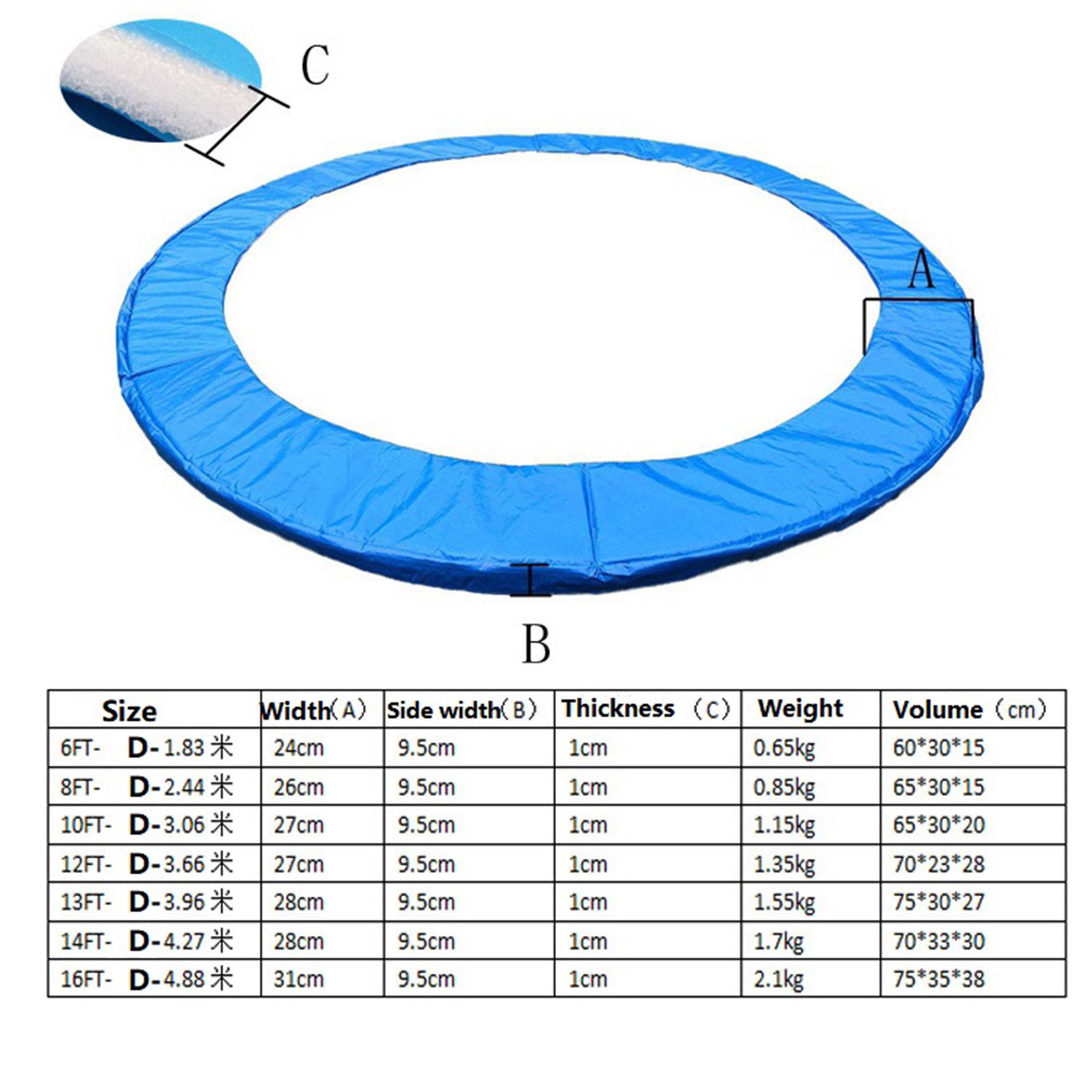 Trampoline Pad Edge Cover Tear - đánh giá và giá Kids Outdoor Trampoline