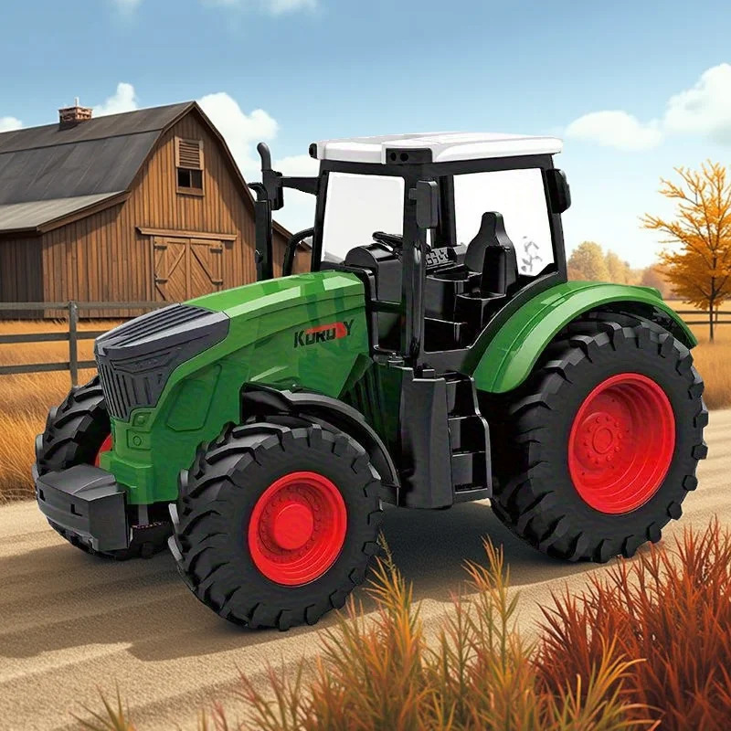 1:24 Inertial Farm Tractor wit - đánh giá và giá Kids Outdoor Entertainment