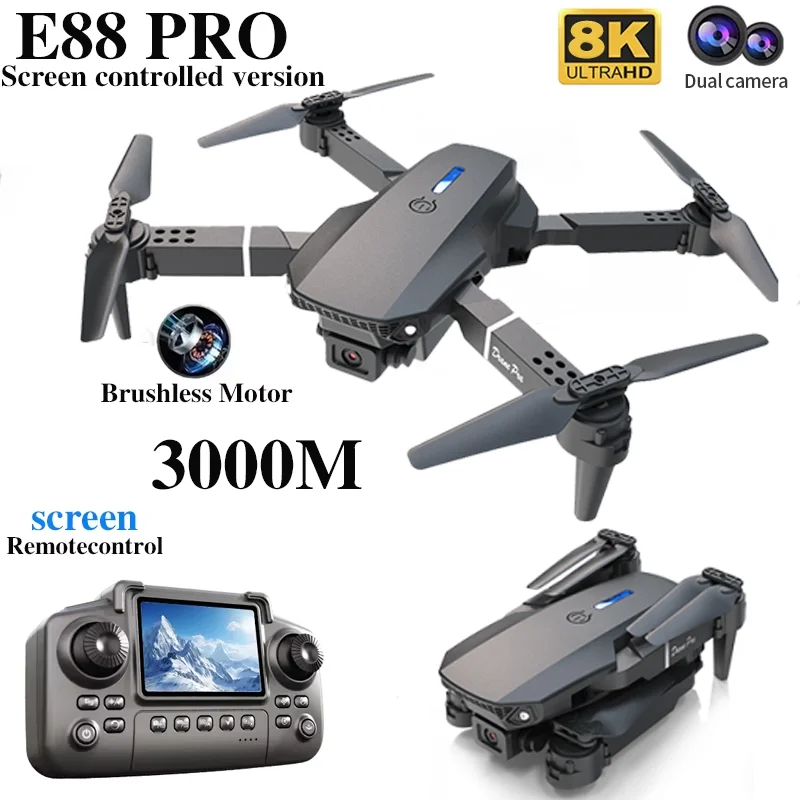 Professional E88 PRO Drone wit - đánh giá và giá Kids Outdoor Entertainment