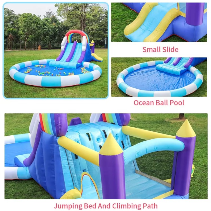 Giant Rainbow Inflatable Water - đánh giá và giá Kids Outdoor Water