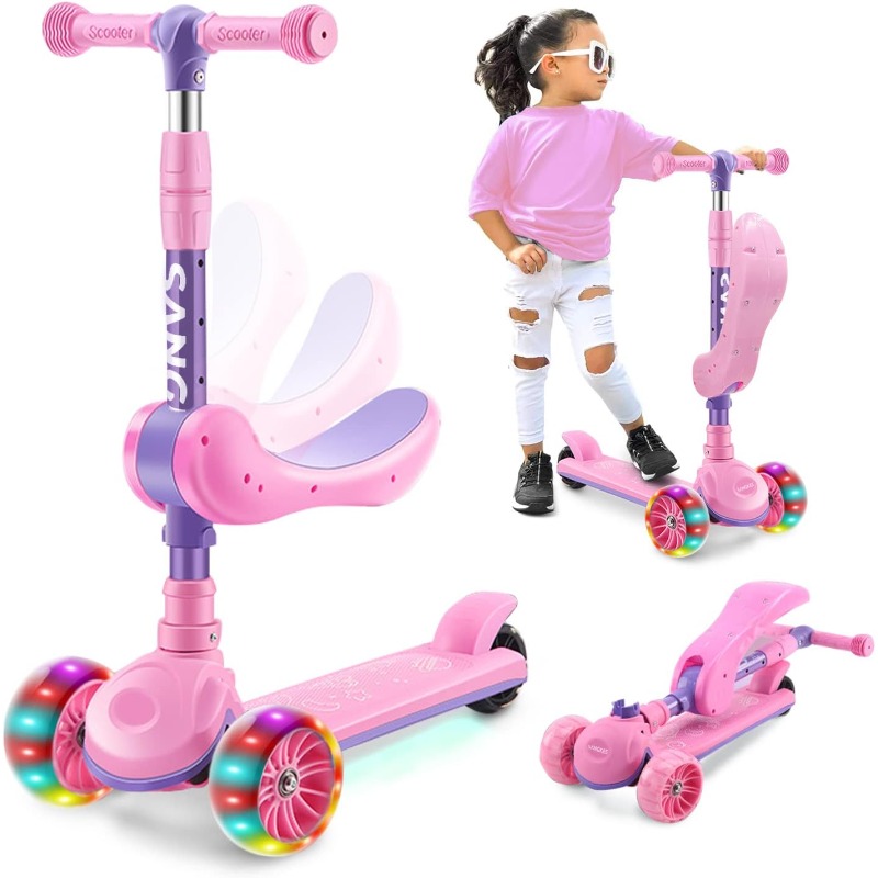 2-in-1 Kids Kick Scooter with  - đánh giá và giá Kids Outdoor Storage