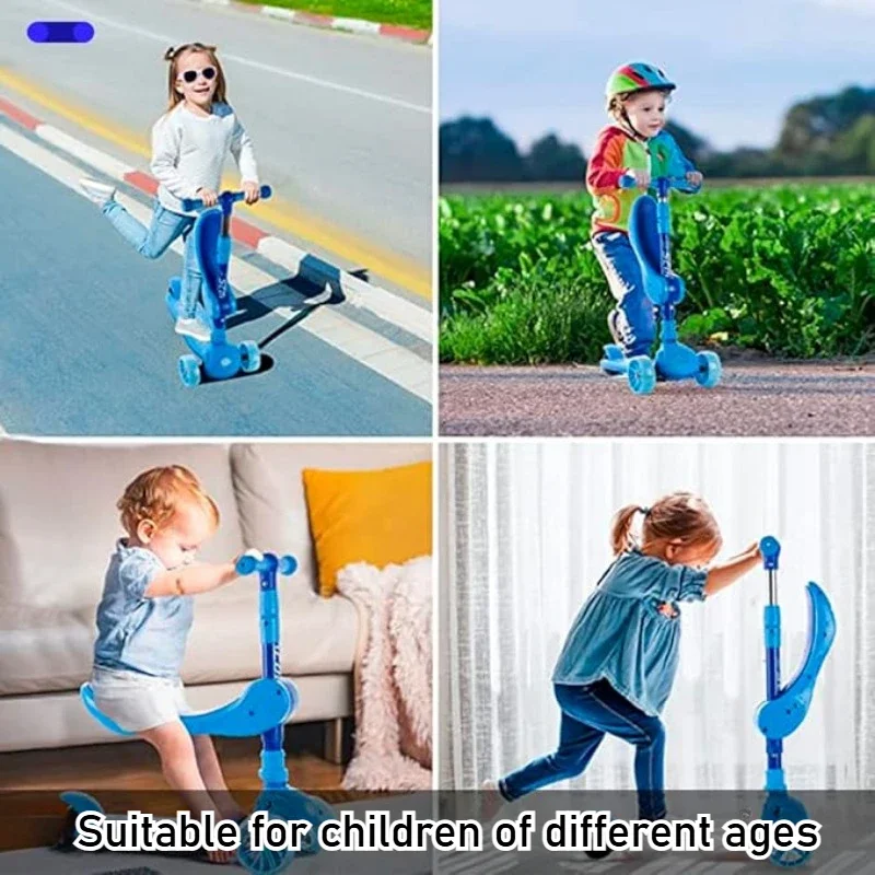 2-in-1 Kids Kick Scooter with  - đánh giá và giá Kids Outdoor Storage