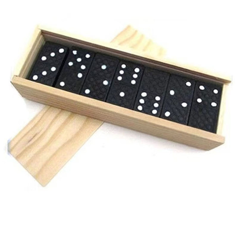 28pcs/Set Wooden Domino Board  - đánh giá và giá Kids Outdoor Outfit