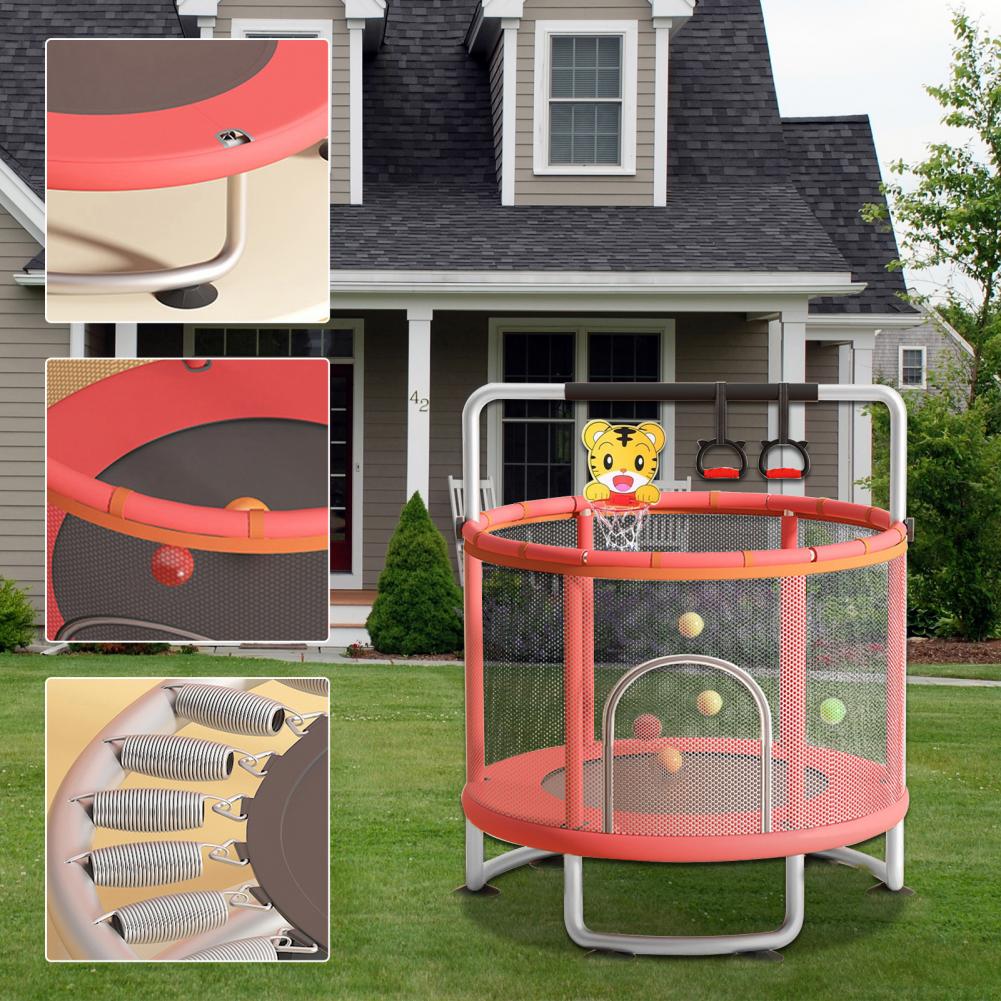 Kids Trampoline, Adjustable Ba - đánh giá và giá Kids Outdoor Trampoline
