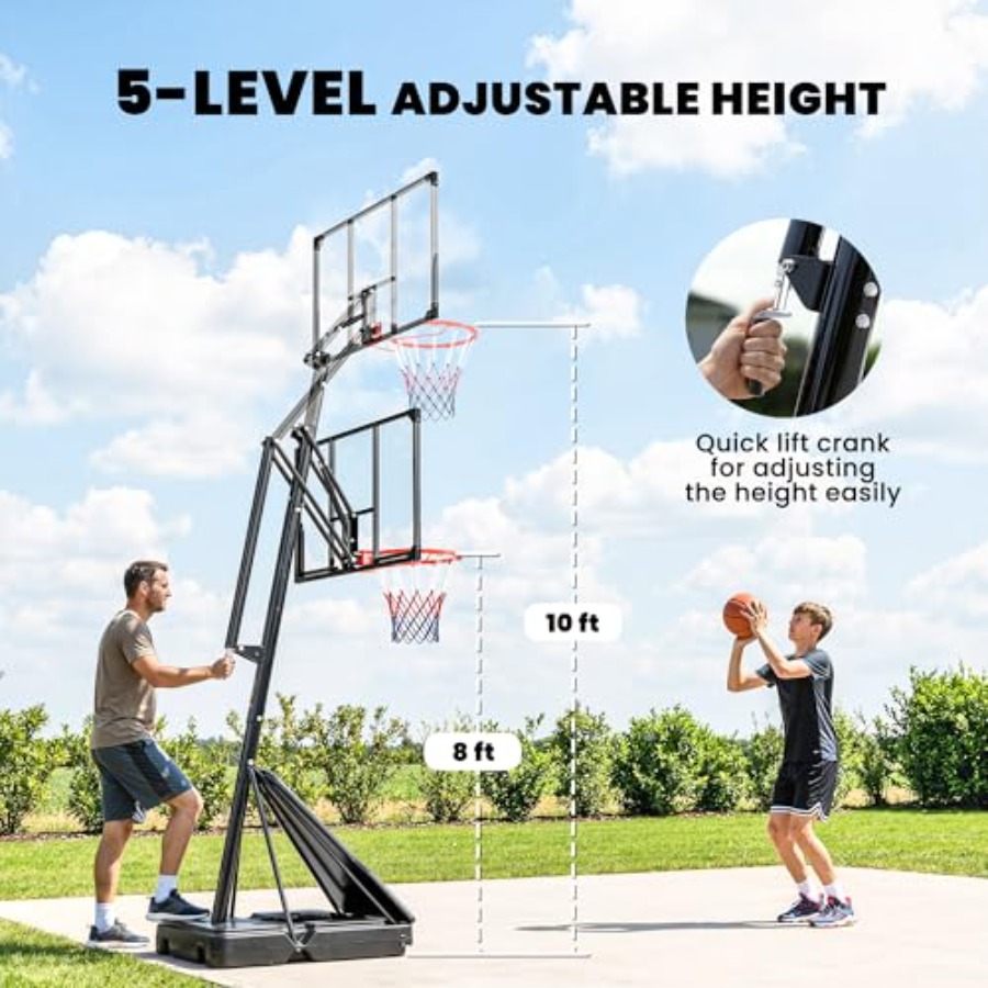 Outdoor portable basketball ho - đánh giá và giá Basketball Hoop Outdoor