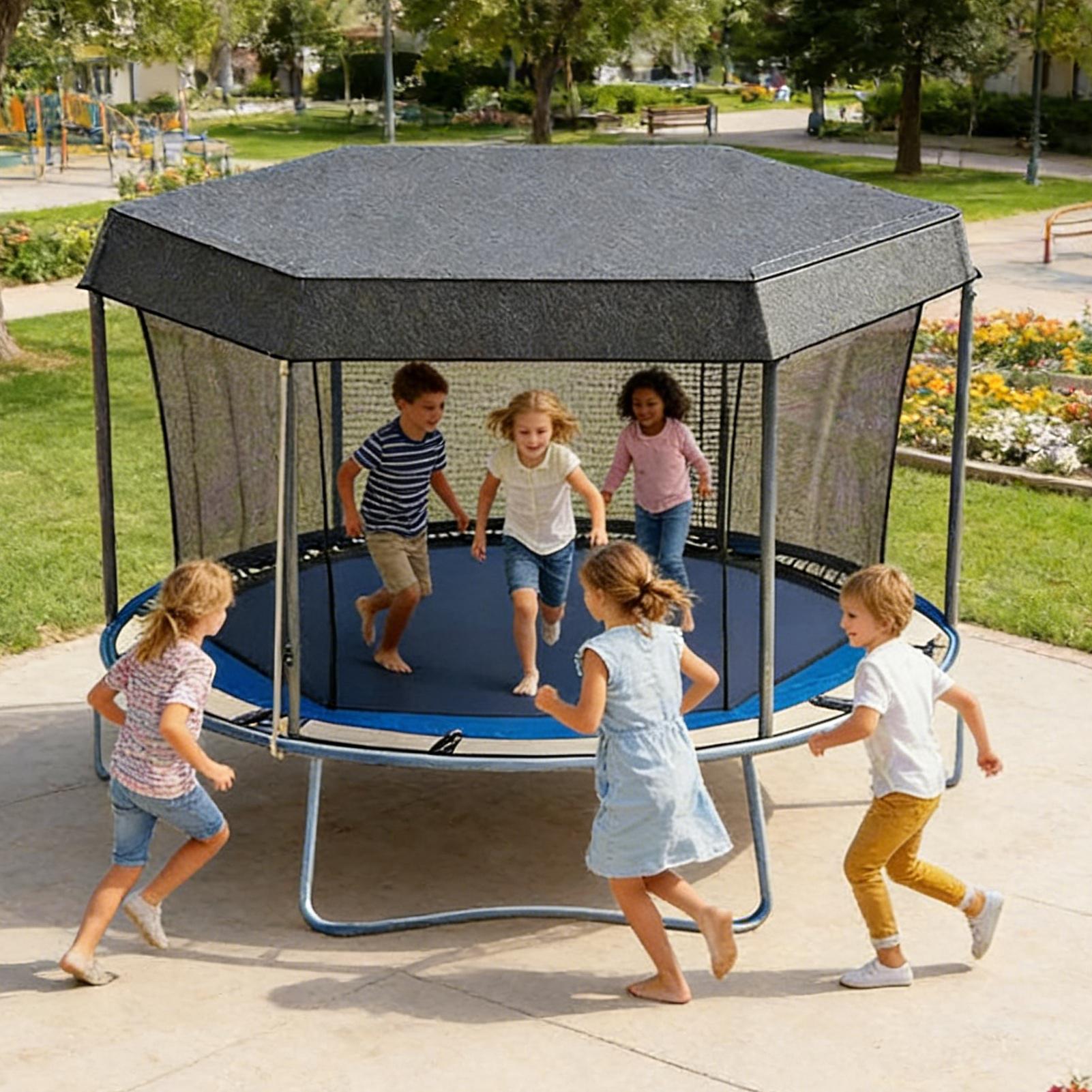 Trampoline Shade Sun Protectio - đánh giá và giá Kids Outdoor Trampoline