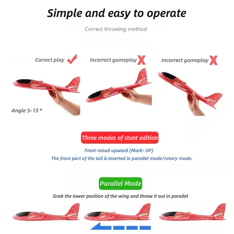 48cm Large Foam Airplane Child - đánh giá và giá Kids Outdoor Storage