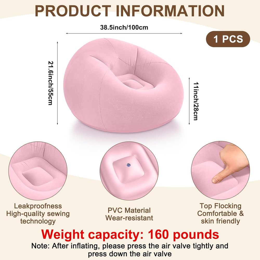Inflatable Bean Bag Chairs, Pi - đánh giá và giá Kids Outdoor Seating