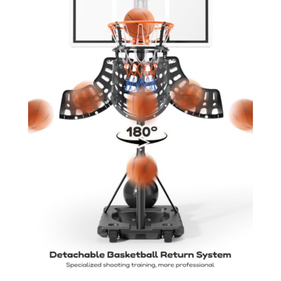 Outdoor basketball hoop with 4 - đánh giá và giá Basketball Hoop Outdoor