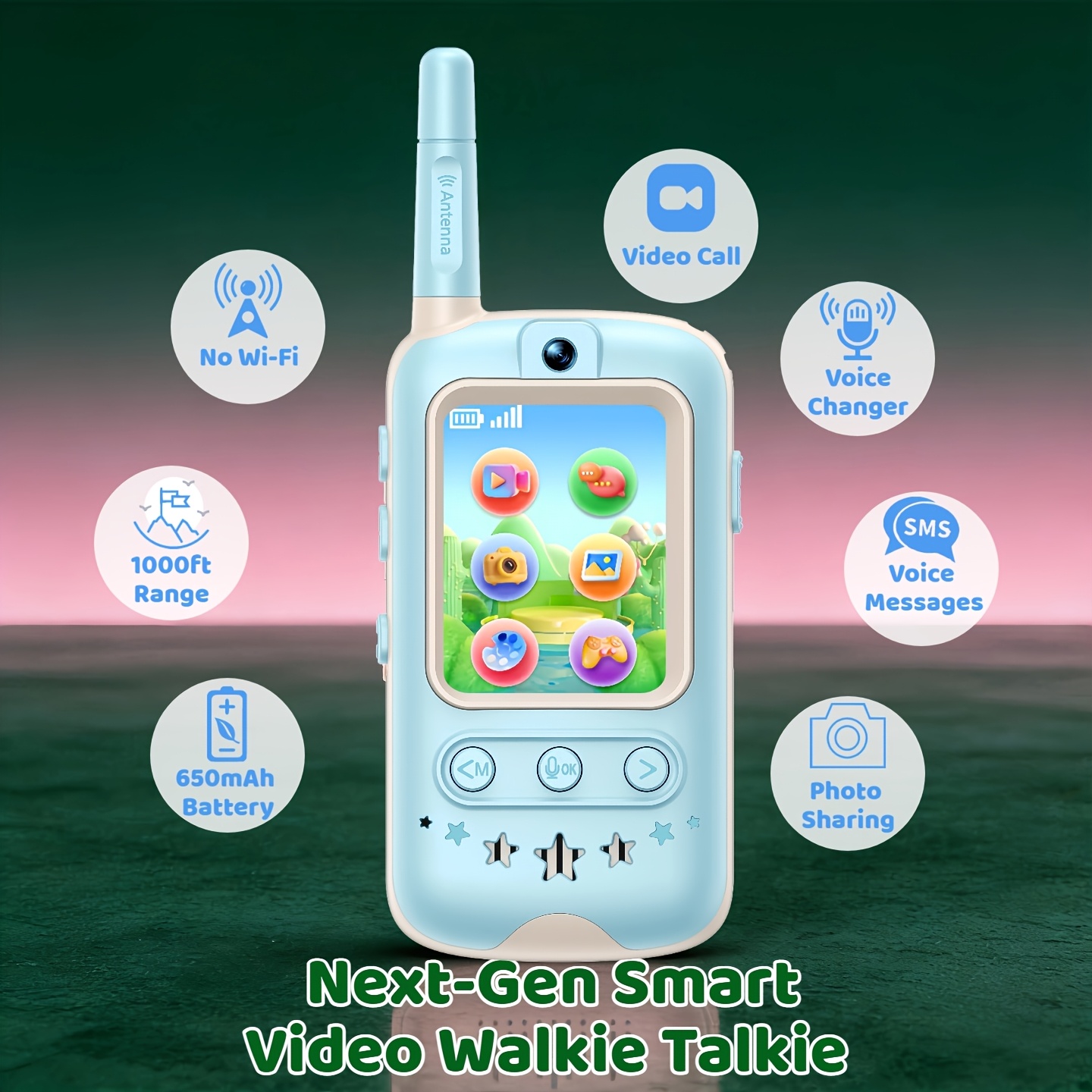 Video Walkie Talkie Gift Set 2 - đánh giá và giá Kids Outdoor Voices
