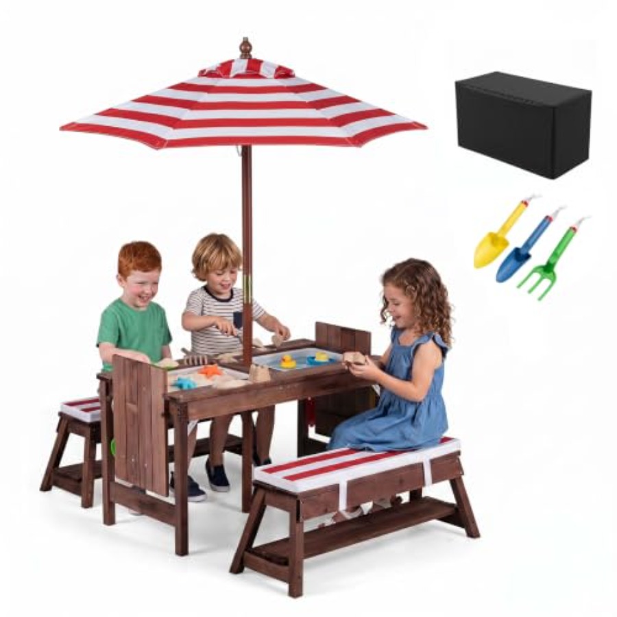 Outdoor kids picnic table for  - đánh giá và giá Kids Outdoor Water