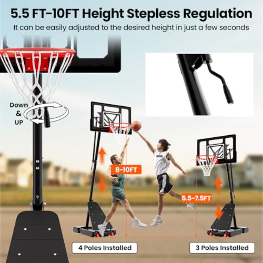 Outdoor basketball hoop with s - đánh giá và giá Basketball Hoop Outdoor