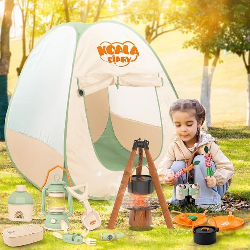 Kids Camping Set Toddler Toys  - đánh giá và giá Kids Outdoor Tent