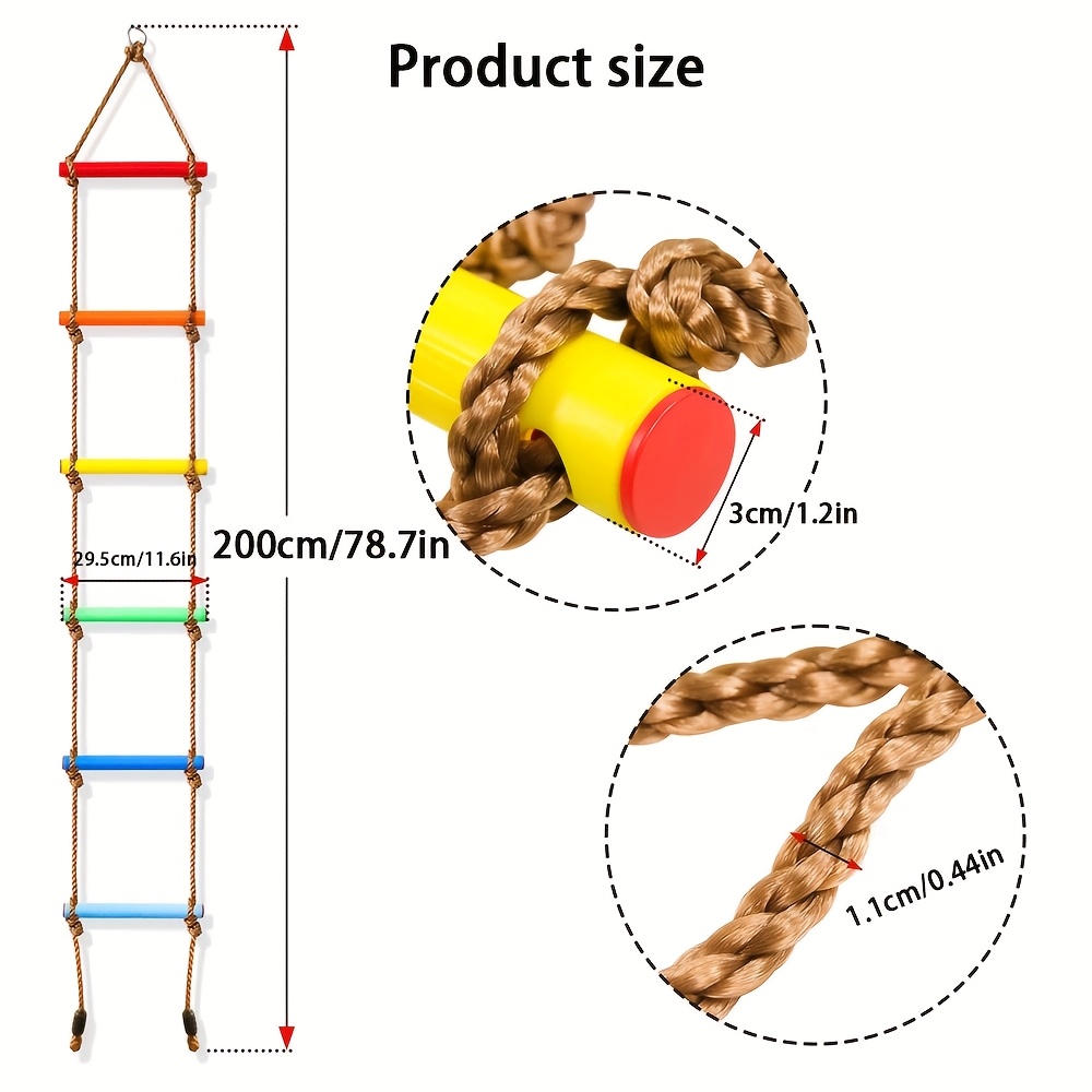 1pc Colorful Kid Climbing Ladd - đánh giá và giá Kids Outdoor Climbing Structure
