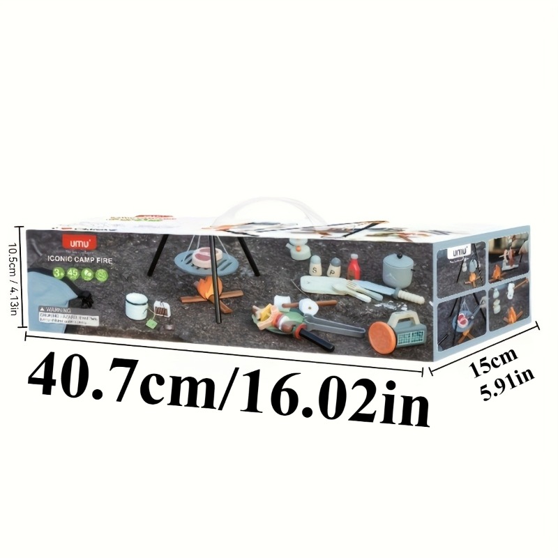 Kids Wooden Camping Toys Set w - đánh giá và giá Kids Outdoor Bbq