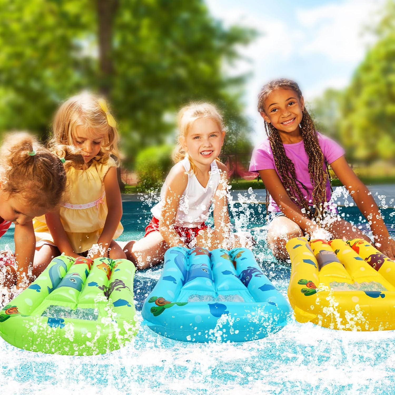 Water Floating Ring Inflatable - đánh giá và giá Kids Outdoor Seating