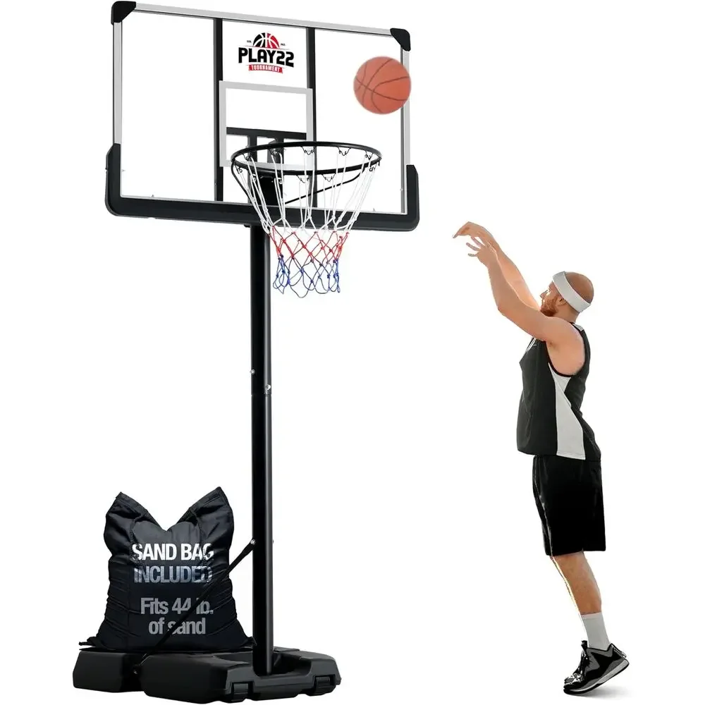 Adjustable 44 Shatterproof Bas - đánh giá và giá Basketball Hoop Outdoor