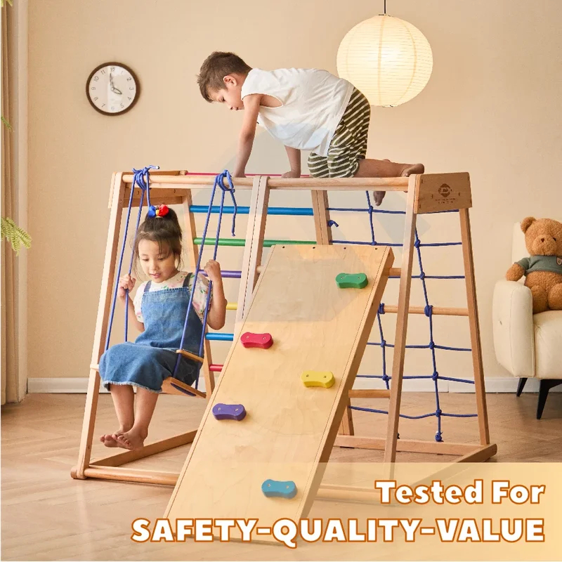Wooden Climbing Frame Indoor P - đánh giá và giá Kids Outdoor Climbing Structure