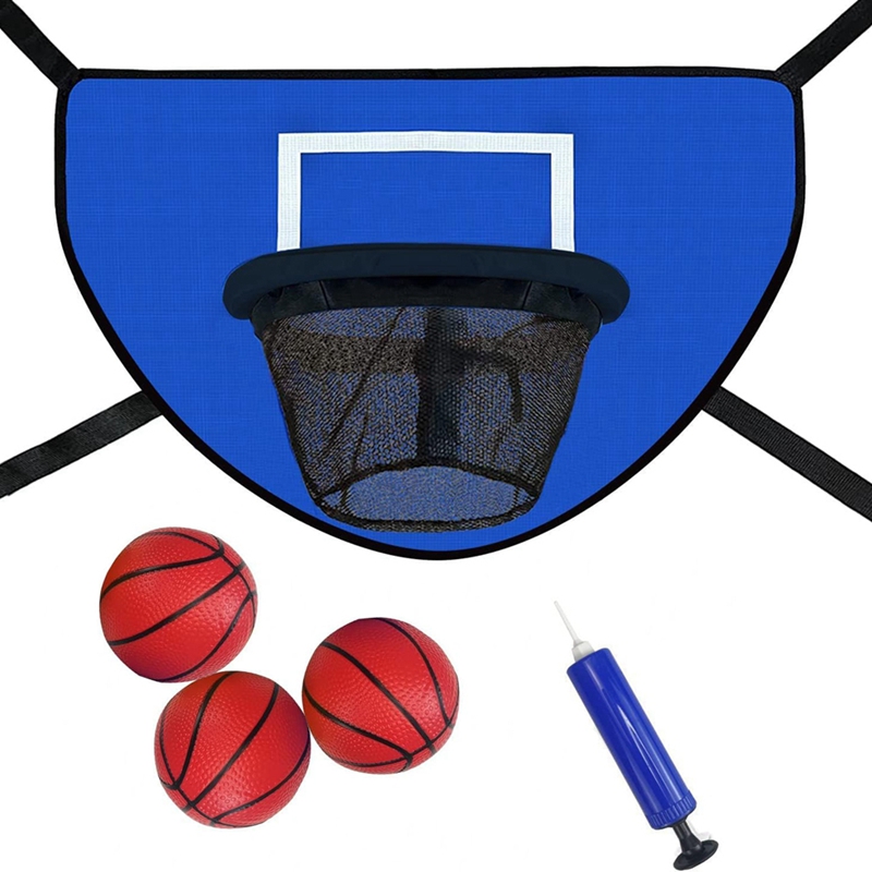 Trampoline Basketball Hoop Kit - đánh giá và giá Kids Outdoor Trampoline
