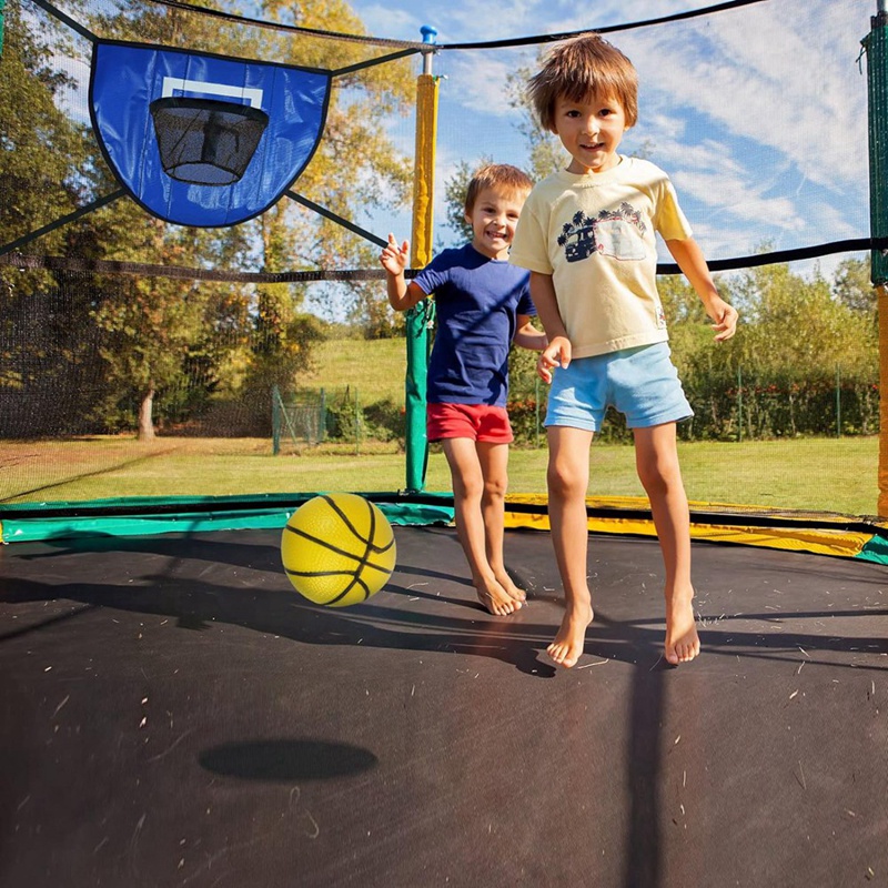 Trampoline Basketball Hoop Kit - đánh giá và giá Kids Outdoor Trampoline